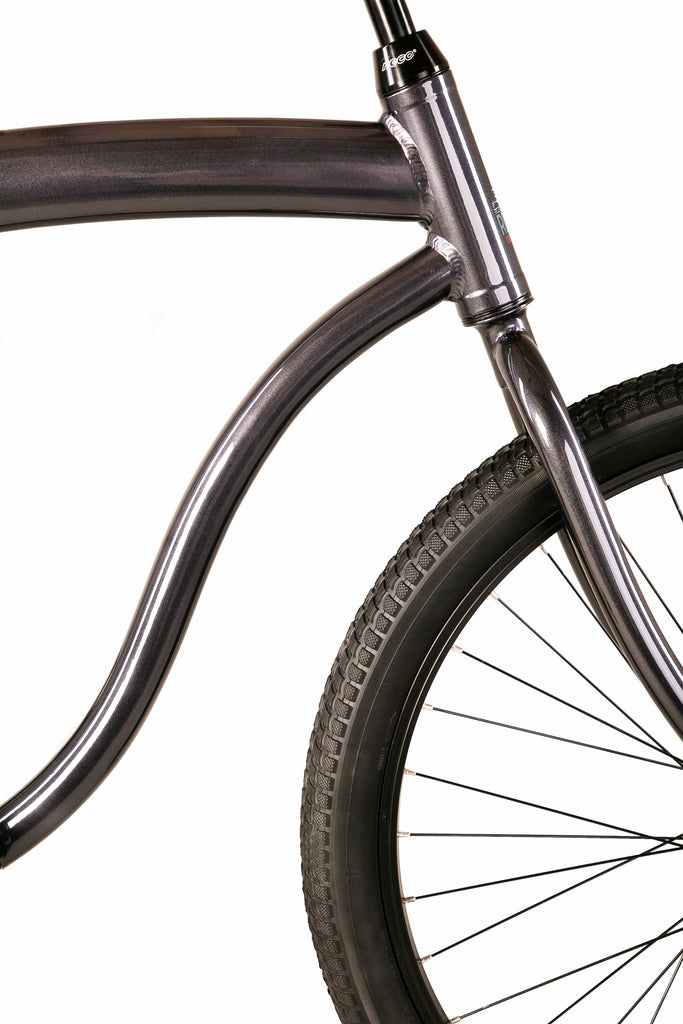 Adult beach cruiser beachcruiser bike bicycle velo fahrrad fiets bike to work cycle to work amsterdam berlin germany dublin ireland france strandcruiser strandkreuzer croiseur de plage cykel matte black cycle to work scheme single speed rossa coaster brake terugtraprem Rücktrittbremse selle Fahrradsattel comfortable gemütlichà l'aise komfortabel aluminium lightweight city 3 speed shimao nexus gears hub