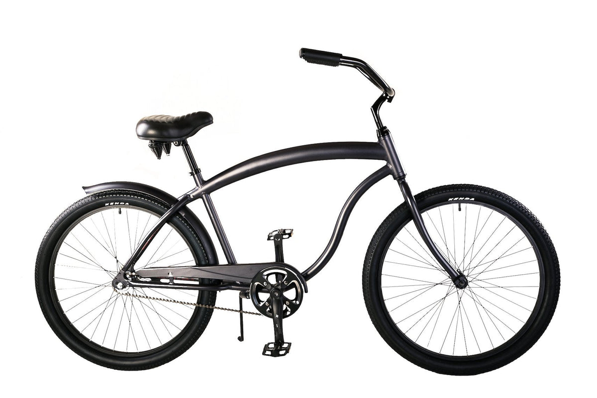 Matte black best sale cruiser bike